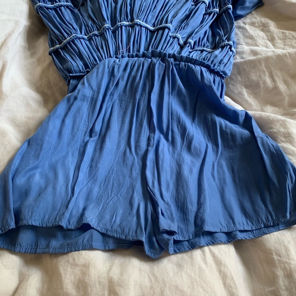 Blue Ruffle Skirt - Picture 5 of 6